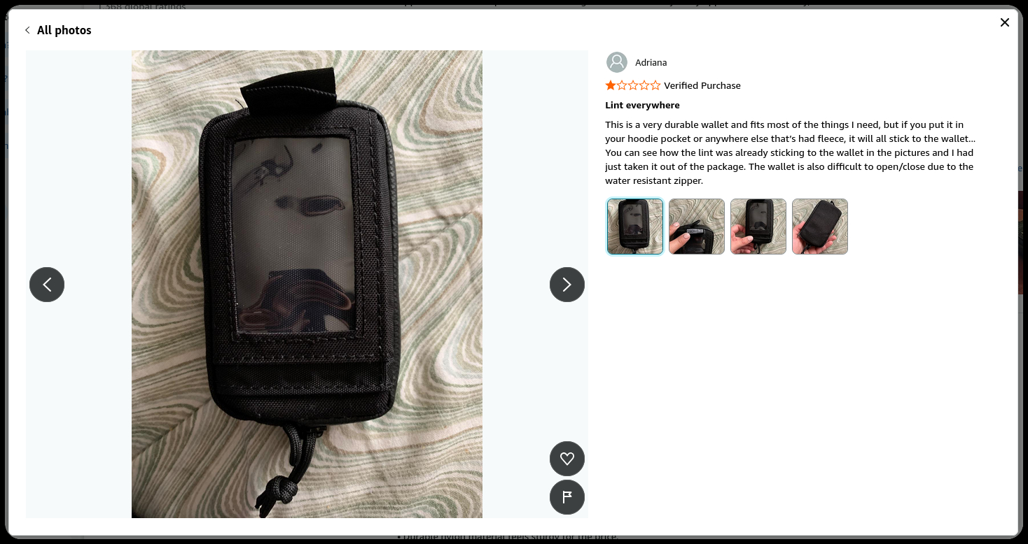 HUGE Discovery By Amazon Reviewer: Pockets contain pocket lint which can stick to items in your pockets!  🤯 🤯 🤯